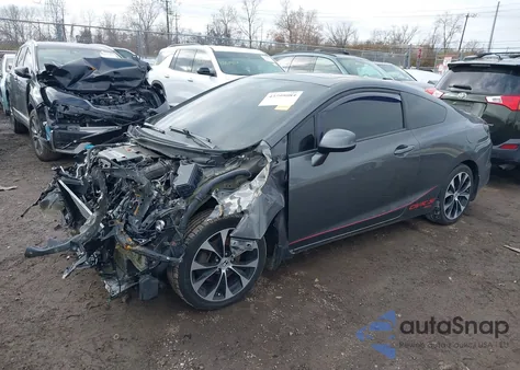 2013 Honda Civic Si из США, поврежденный, VIN 2HGFG4A58DH705624